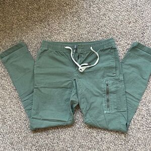 Vuori Ripstop Climbing Pants sz M Green
